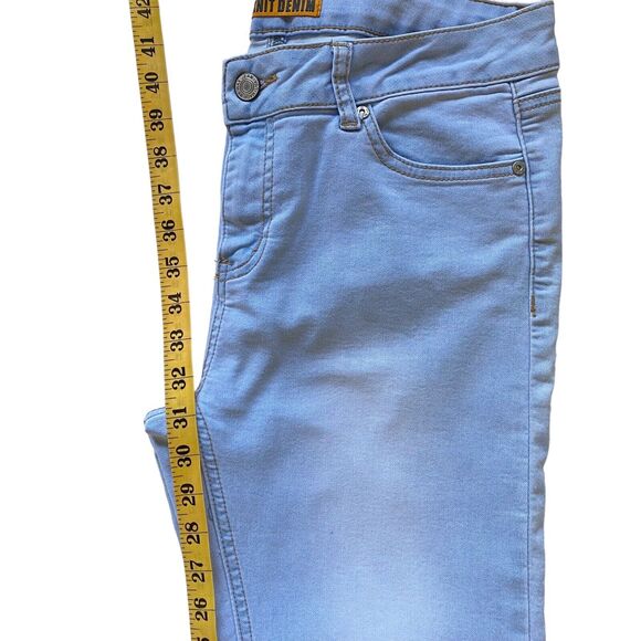 Wax Jeans Womens Size 13 Blue Skinny Cut Light Wash Stretch 31” Inseam - Picture 11 of 13